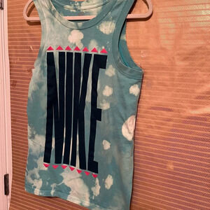 NIKE~GRAPHIC TEE~TIE DYE~SLEEVELESS TOP~SM